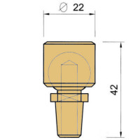 Електрод PEI-POINT E52/8