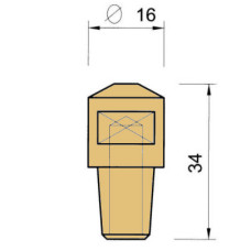 Електрод PEI-POINT E54/8