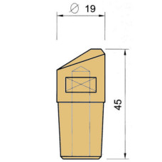 Електрод PEI-POINT E74